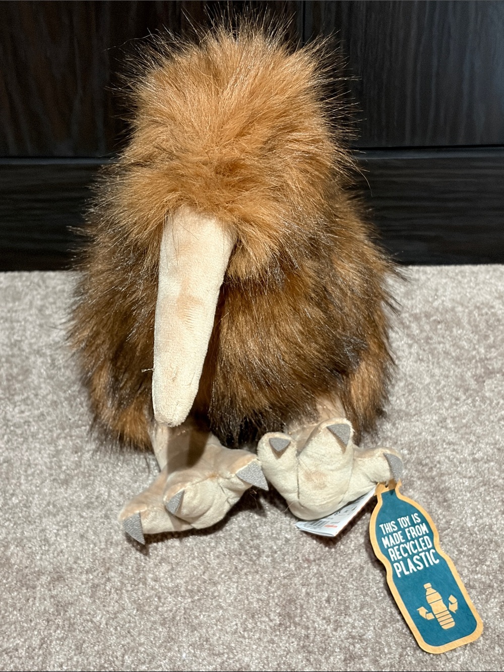 Plush Kiwi Bird Stuffed Animal - Brown